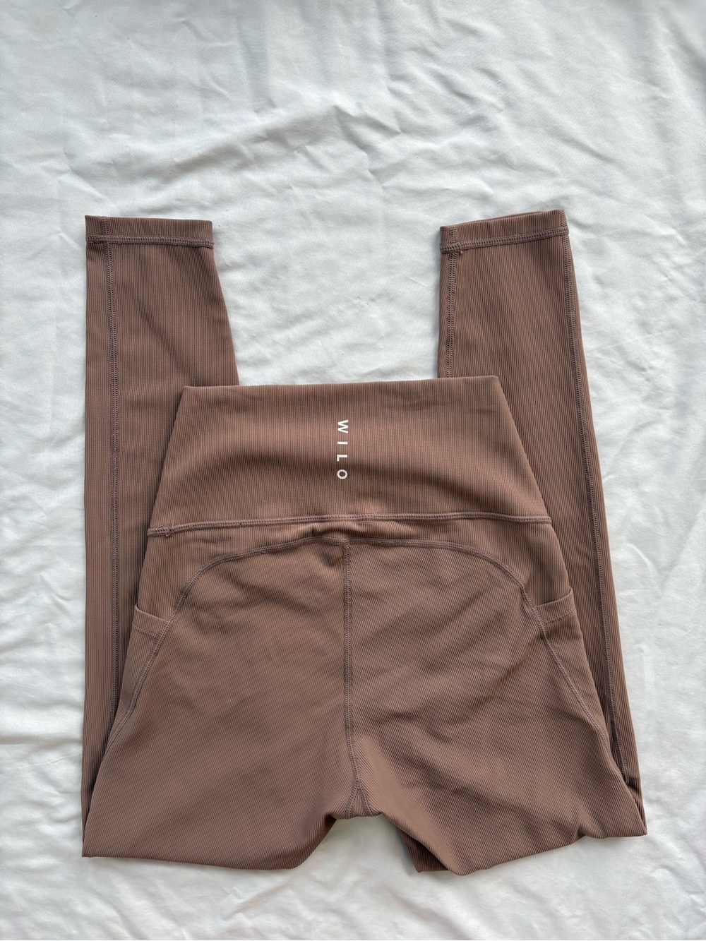 WILO Base Ribbed 7/8 Leggings – Latte – Size S